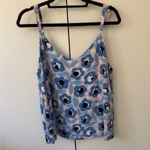 Mister Zimi Blue and Pink Floral Camisole